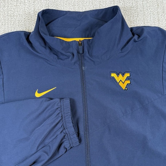 Nike Other - Nike Dri-Fit Men's XL West Virginia On Field Blue Full Zip Liner Jacket